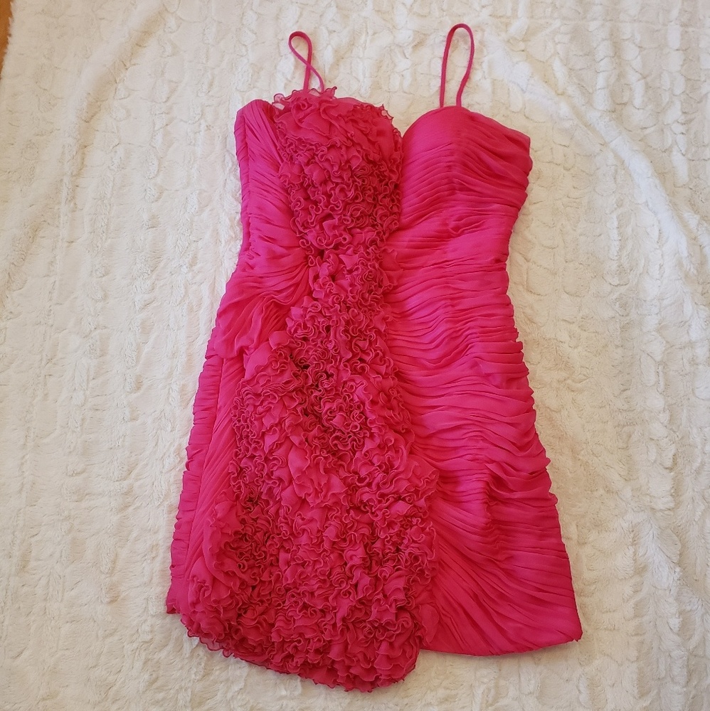 Formal Mini Dress Ruffles Galore Cruise